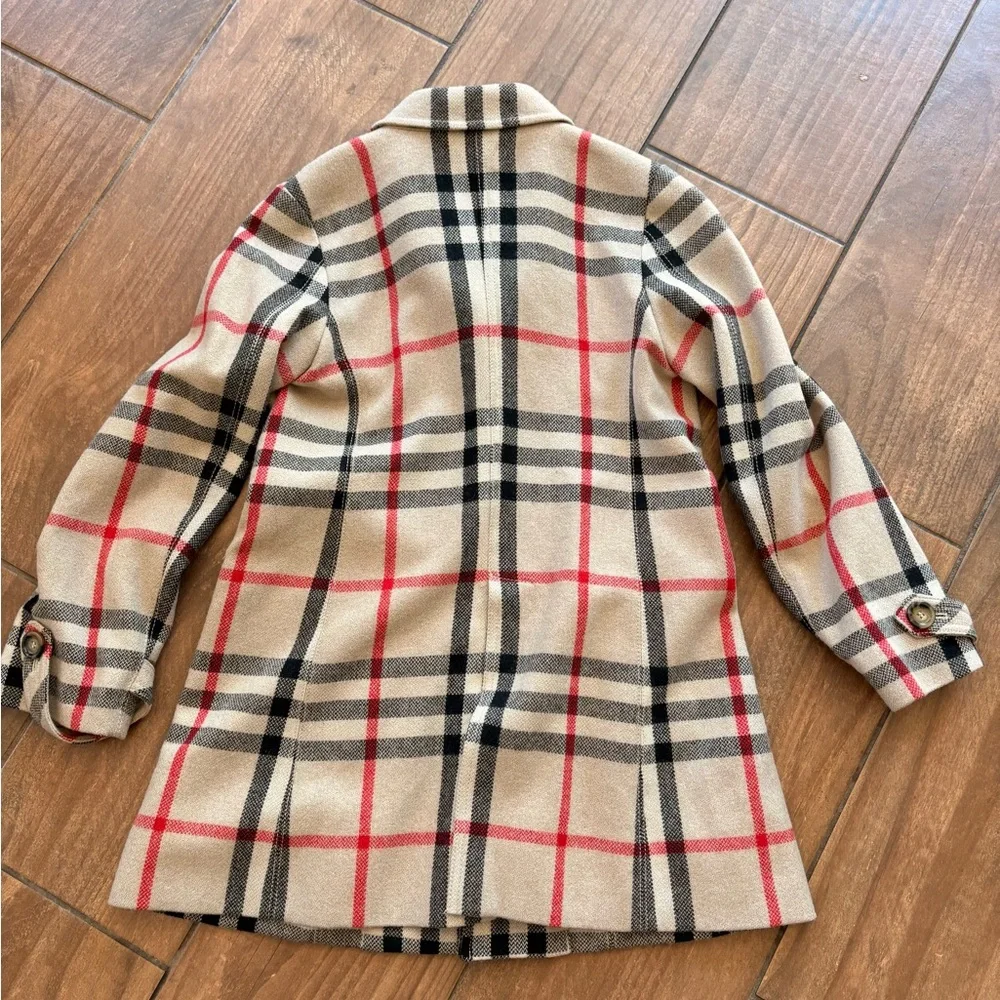 Burberry wool blend girls coat 12